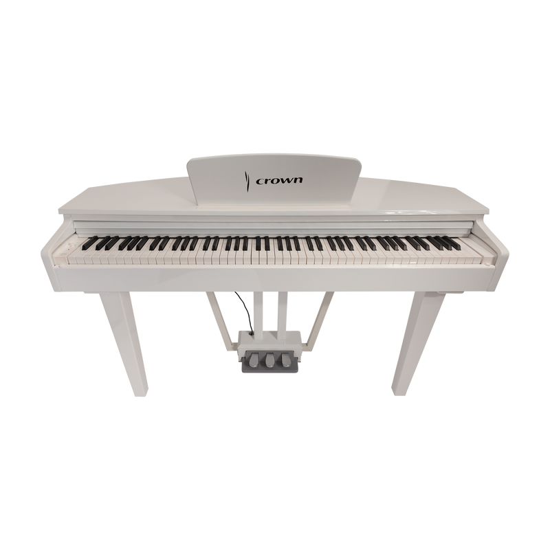 -CROWN CMG-1-WHT DIGITAL GRAND PIANO (Gloss White)-Living Music