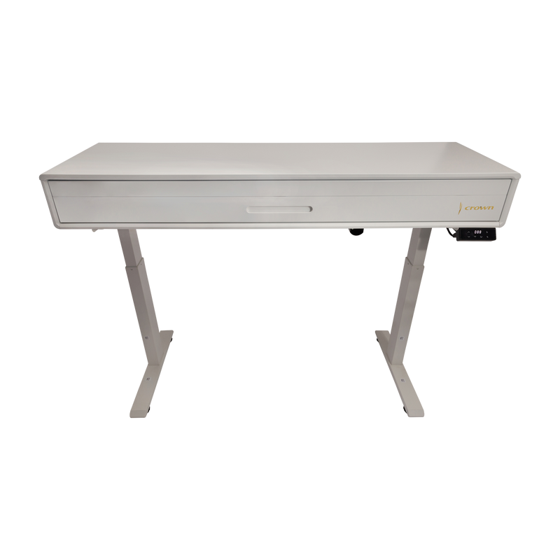-CROWN CMPD-822 HEIGHT ADJUSTABLE HIDEAWAY DIGITAL PIANO (White)-Living Music