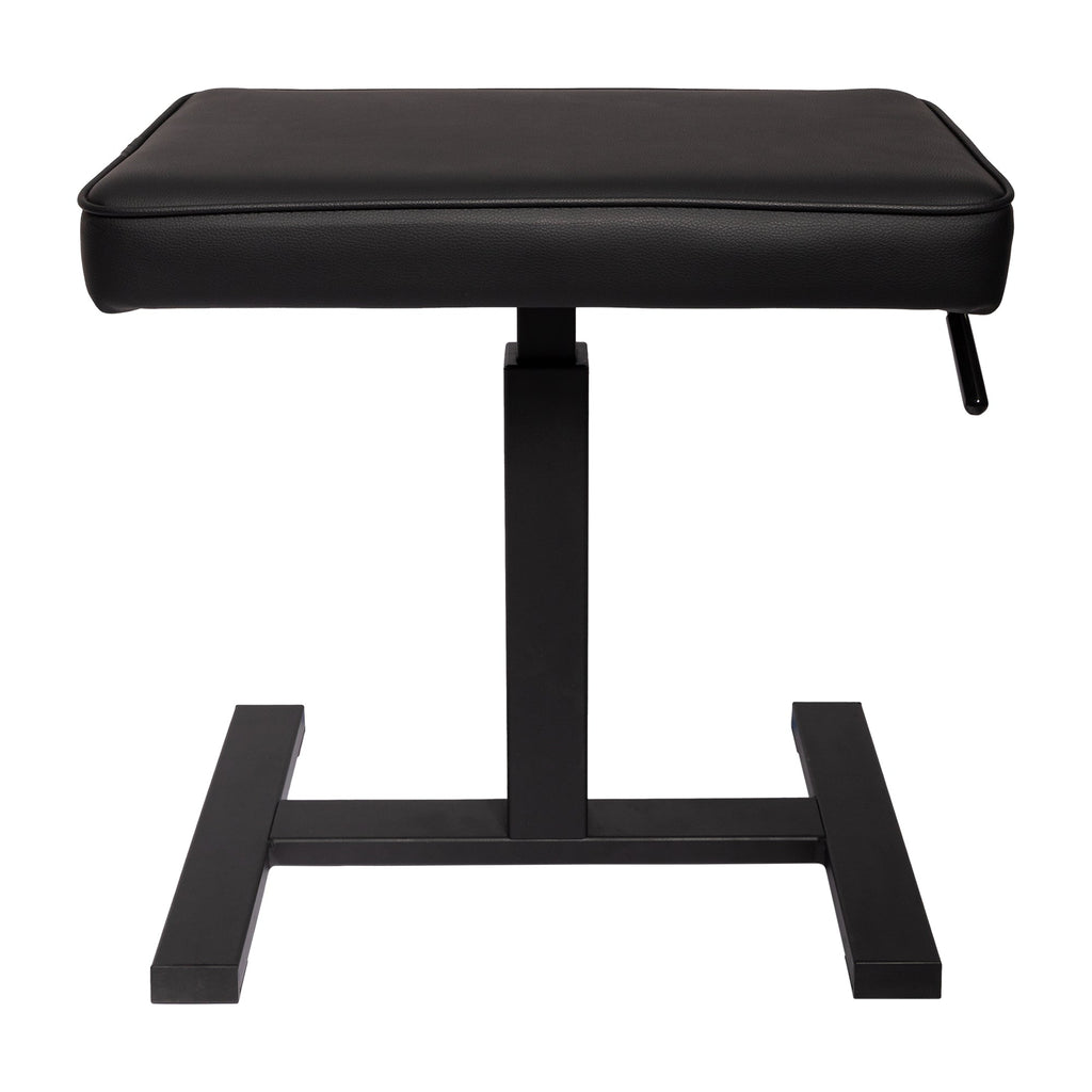 -CROWN HYDRAULIC PIANO BENCH - HEIGHT ADJUSTABLE CPS-63P-BLK-Living Music