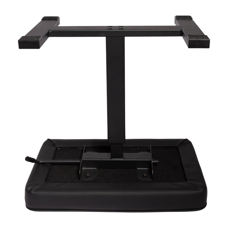 -CROWN HYDRAULIC PIANO BENCH - HEIGHT ADJUSTABLE CPS-63P-BLK-Living Music