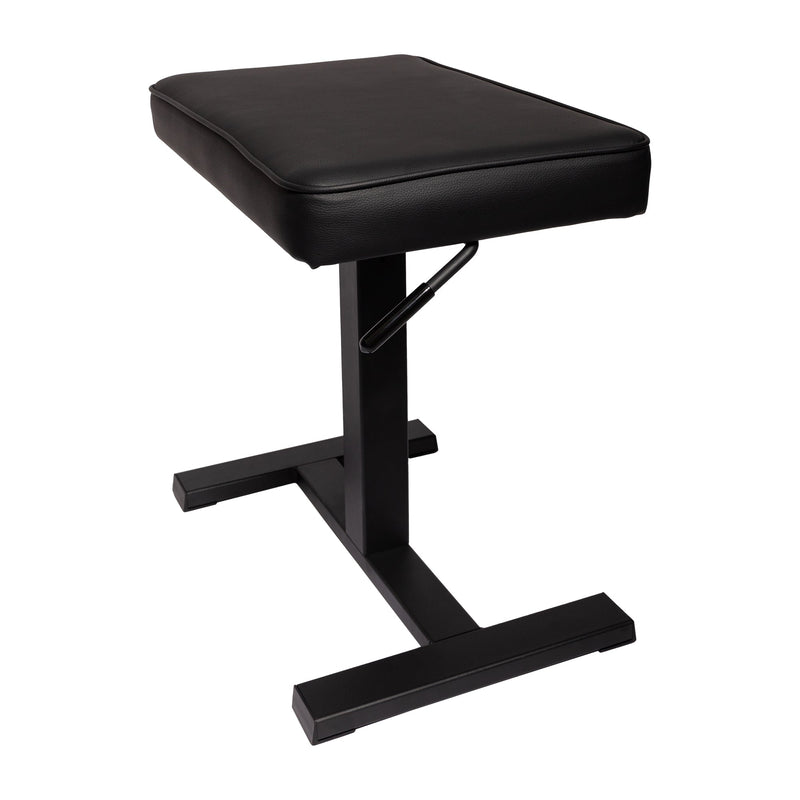 -CROWN HYDRAULIC PIANO BENCH - HEIGHT ADJUSTABLE CPS-63P-BLK-Living Music