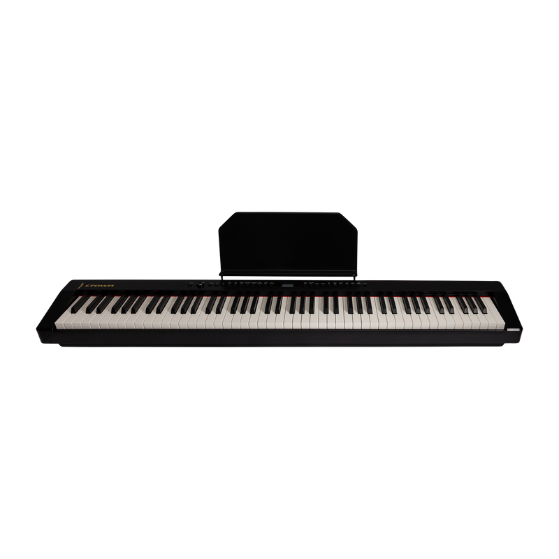 -CROWN CPP-811-BLK 88 NOTE PORTABLE DIGITAL PIANO (BLK)-Living Music