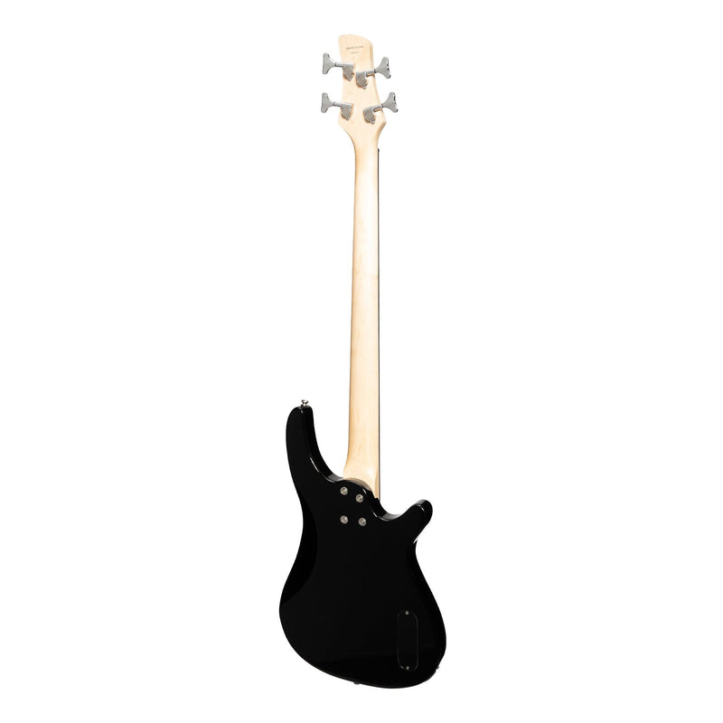 CTB-24L-BLK-Casino '24 Series' Left Handed Tune-Style Electric Bass Guitar Set (Black)-Living Music