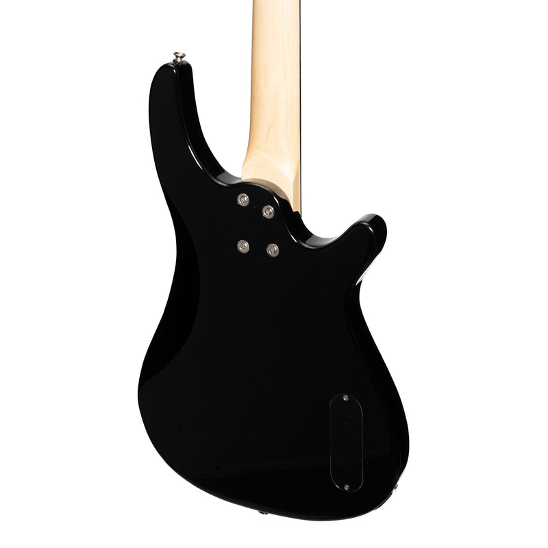 -Casino '24 Series' Left Handed Tune-Style Electric Bass Guitar Set (Black)-Living Music