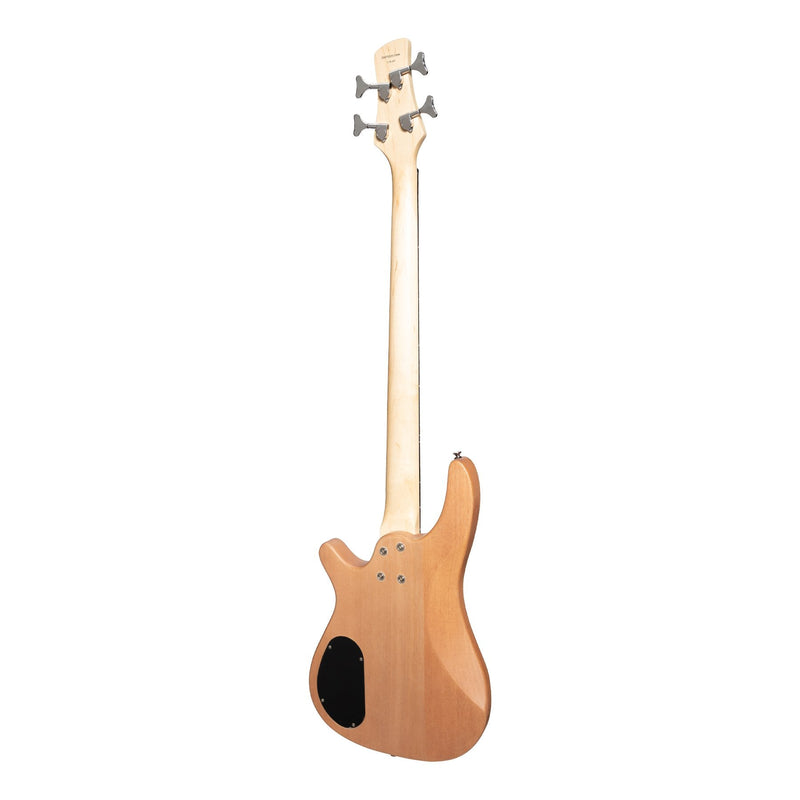 CTB-24T-MAHSTN-Casino '24 Series' Mahogany Tune-Style Electric Bass Guitar Set (Natural Satin)-Living Music