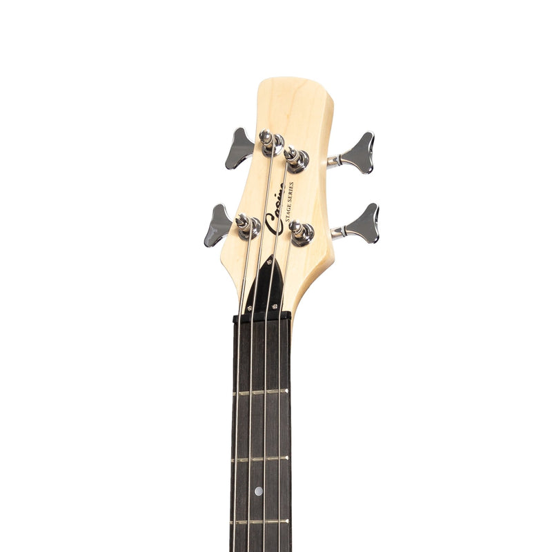 -Casino '24 Series' Mahogany Tune-Style Electric Bass Guitar and 15 Watt Amplifier Pack (Natural Satin)-Living Music