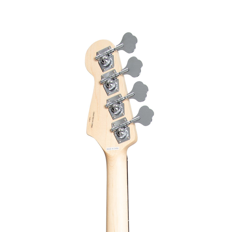 -Casino J-Style Electric Bass Guitar (Black)-Living Music