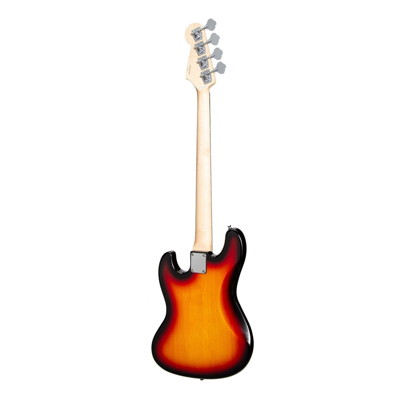 CP-JB21-TSB-Casino J-Style Electric Bass Guitar and 15 Watt Amplifier Pack (Tobacco Sunburst)-Living Music