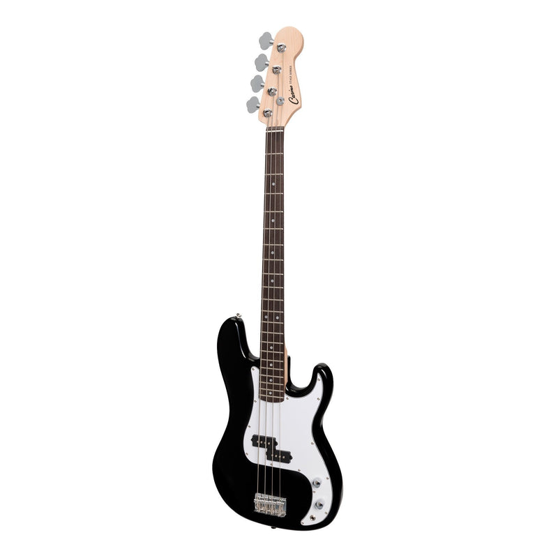 CPB-21-BLK-Casino P-Style Electric Bass Guitar (Black)-Living Music