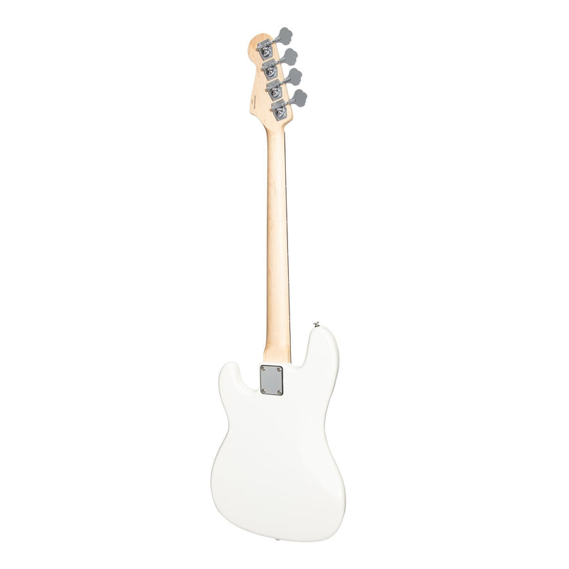 CPB-21-WHT-Casino P-Style Electric Bass Guitar (White)-Living Music