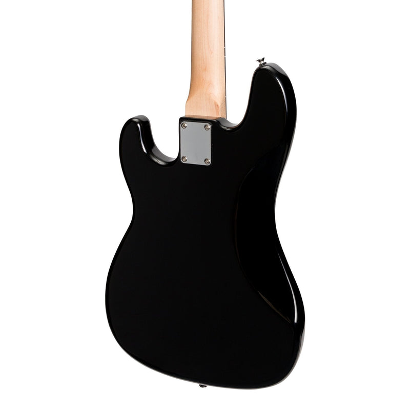 -Casino P-Style Electric Bass Guitar and 15 Watt Amplifier Pack (Black)-Living Music