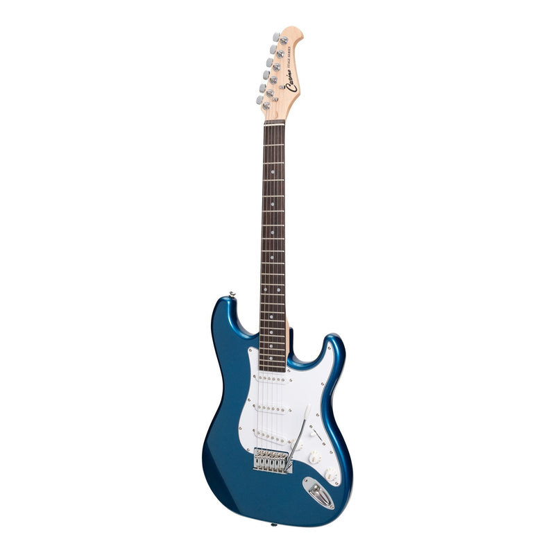 -Casino ST-Style Electric Guitar Set (Metallic Blue)-Living Music