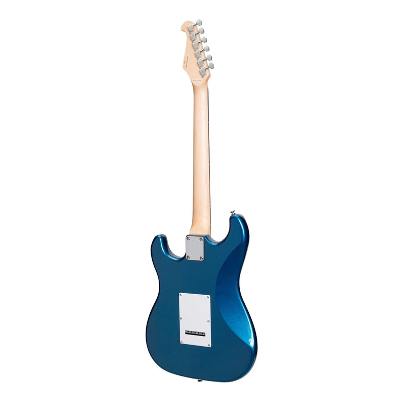 -Casino ST-Style Electric Guitar Set (Metallic Blue)-Living Music