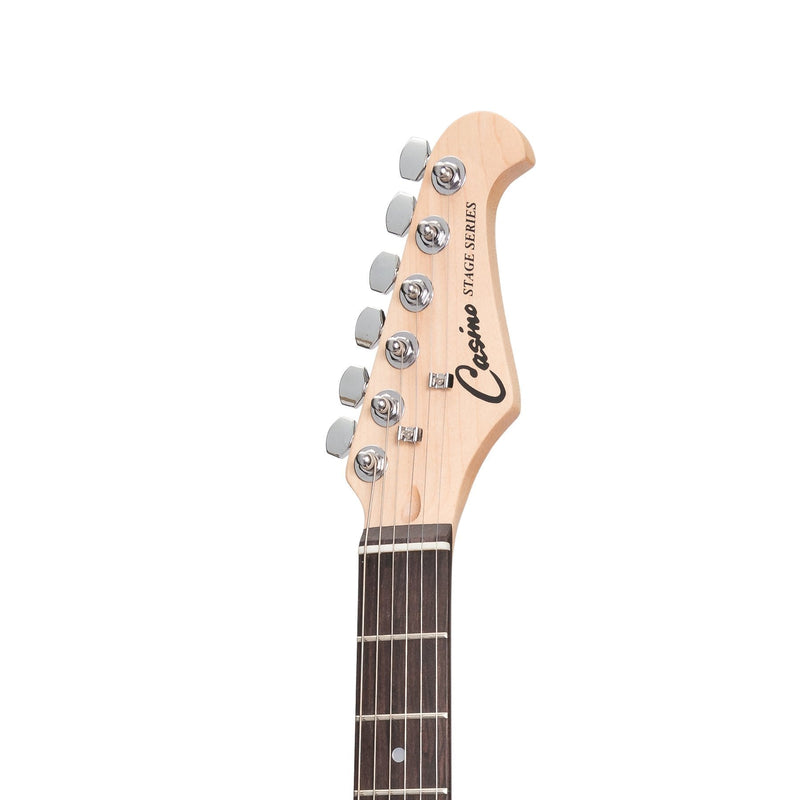 -Casino ST-Style Electric Guitar Set (Metallic Blue)-Living Music