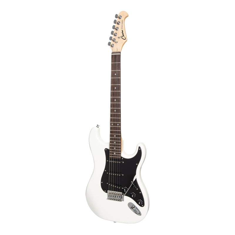 CST-22-WHT-Casino ST-Style Electric Guitar Set (White)-Living Music
