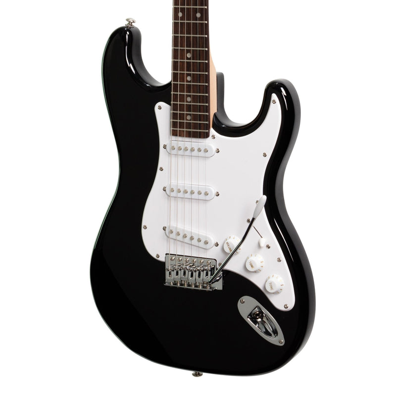CP-E5-BLK-Casino ST-Style Electric Guitar and 10 Watt Amplifier Pack (Black)-Living Music