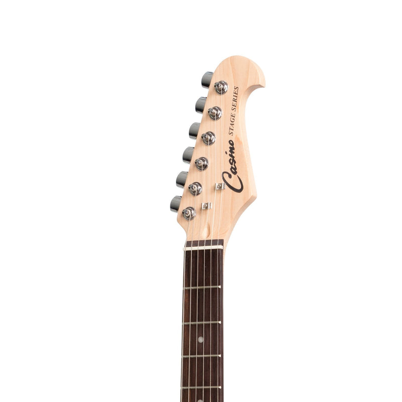 -Casino ST-Style Electric Guitar and 10 Watt Amplifier Pack (Black)-Living Music