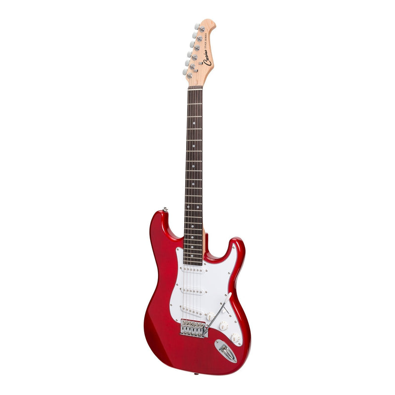 CP-E5-TWR-Casino ST-Style Electric Guitar and 10 Watt Amplifier Pack (Transparent Wine Red)-Living Music