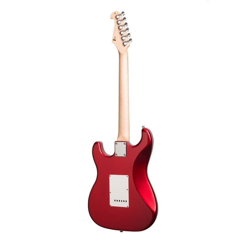 CP-E1-CAR-Casino ST-Style Electric Guitar and 15 Watt Amplifier Pack (Candy Apple Red)-Living Music