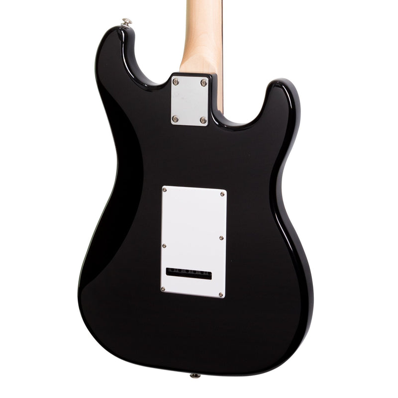 CP-E5L-BLK-Casino ST-Style Left Handed Electric Guitar and 10 Watt Amplifier Pack (Black)-Living Music