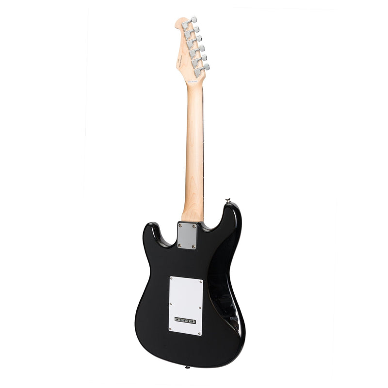CST-20-BLK-Casino ST-Style Short Scale Electric Guitar Set (Black)-Living Music