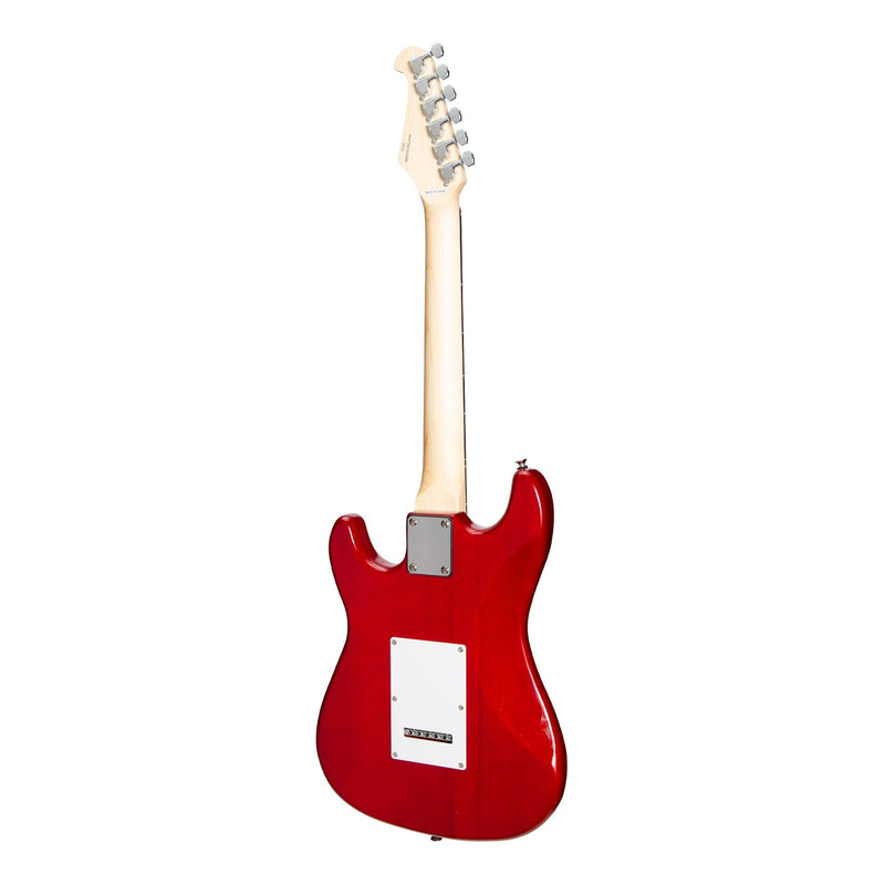 CST-20-TWR-Casino ST-Style Short Scale Electric Guitar Set (Transparent Wine Red)-Living Music