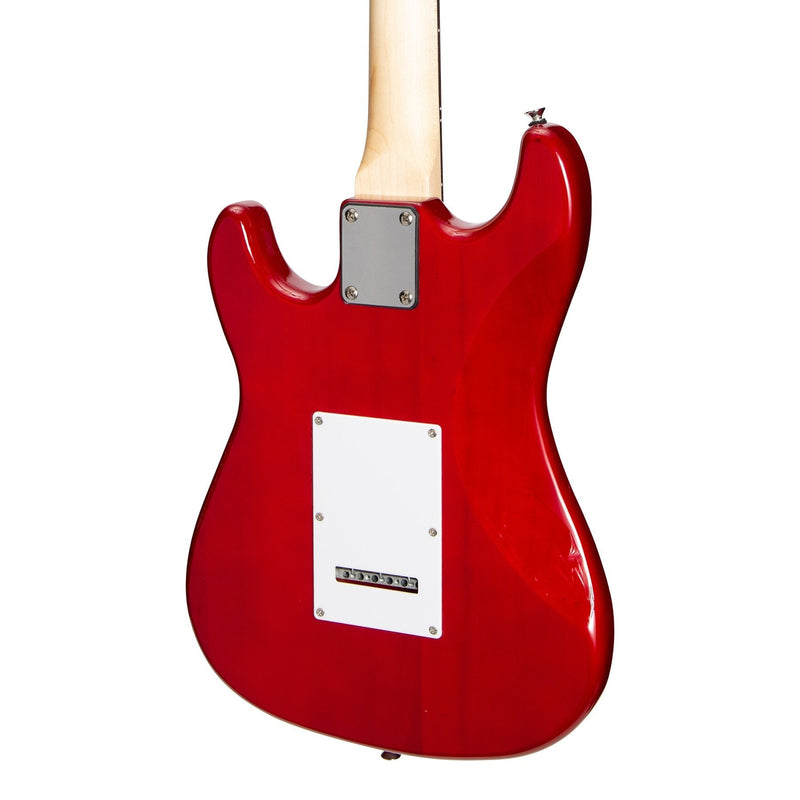 CST-20-TWR-Casino ST-Style Short Scale Electric Guitar Set (Transparent Wine Red)-Living Music