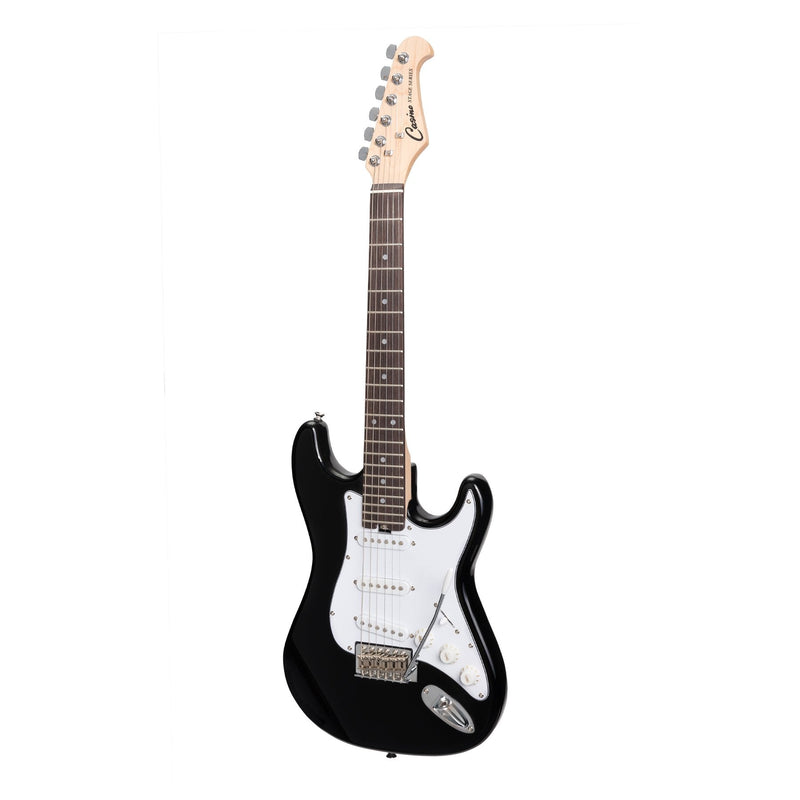 CP-SST-BLK-Casino ST-Style Short Scale Electric Guitar and 10 Watt Amplifier Pack (Black)-Living Music