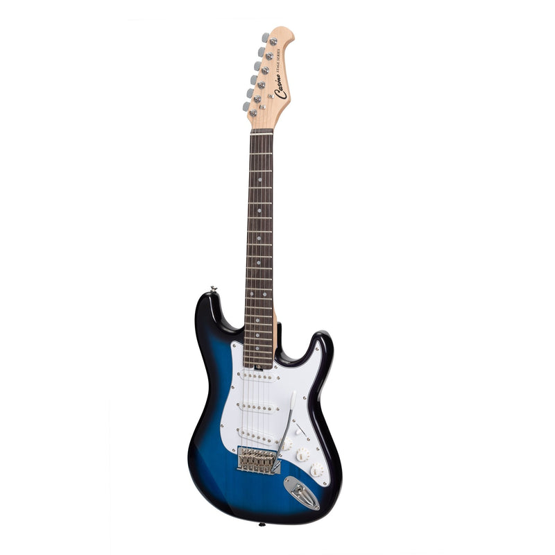 CP-SST-BLS-Casino ST-Style Short Scale Electric Guitar and 10 Watt Amplifier Pack (Blueburst)-Living Music