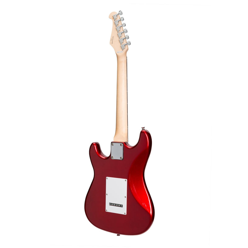 CP-SST-CAR-Casino ST-Style Short Scale Electric Guitar and 10 Watt Amplifier Pack (Candy Apple Red)-Living Music