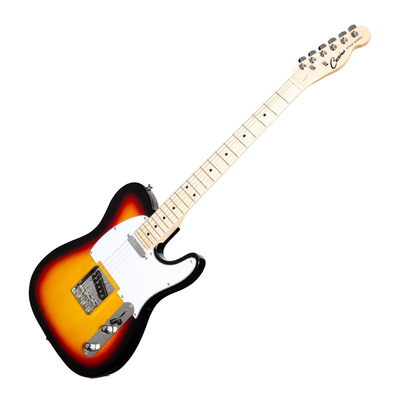 -Casino TE-Style Electric Guitar Set (Sunburst)-Living Music