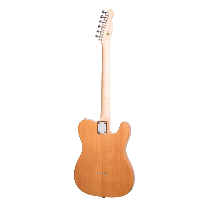 CJD-TLL-NGL-Casino TE-Style Left Handed Electric Guitar Set (Natural Gloss)-Living Music