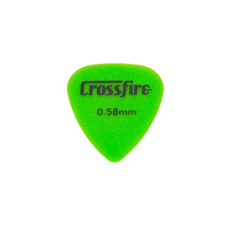 -Crossfire 0.58mm Canned Guitar Picks (20 Pack Assorted)-Living Music