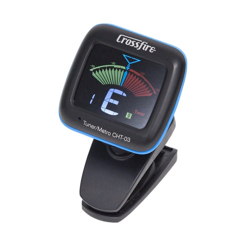 CHT-03-Crossfire CHT-03 Deluxe Chromatic Clip-On Tuner and Metronome-Living Music
