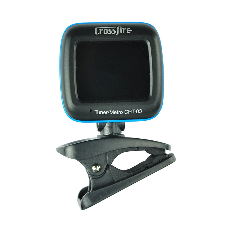 CHT-03-Crossfire CHT-03 Deluxe Chromatic Clip-On Tuner and Metronome-Living Music