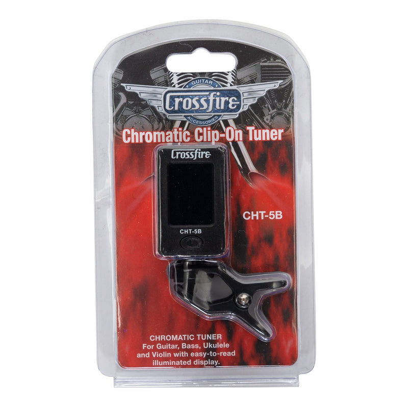 -Crossfire CHT-5B Chromatic Clip-On Tuner-Living Music