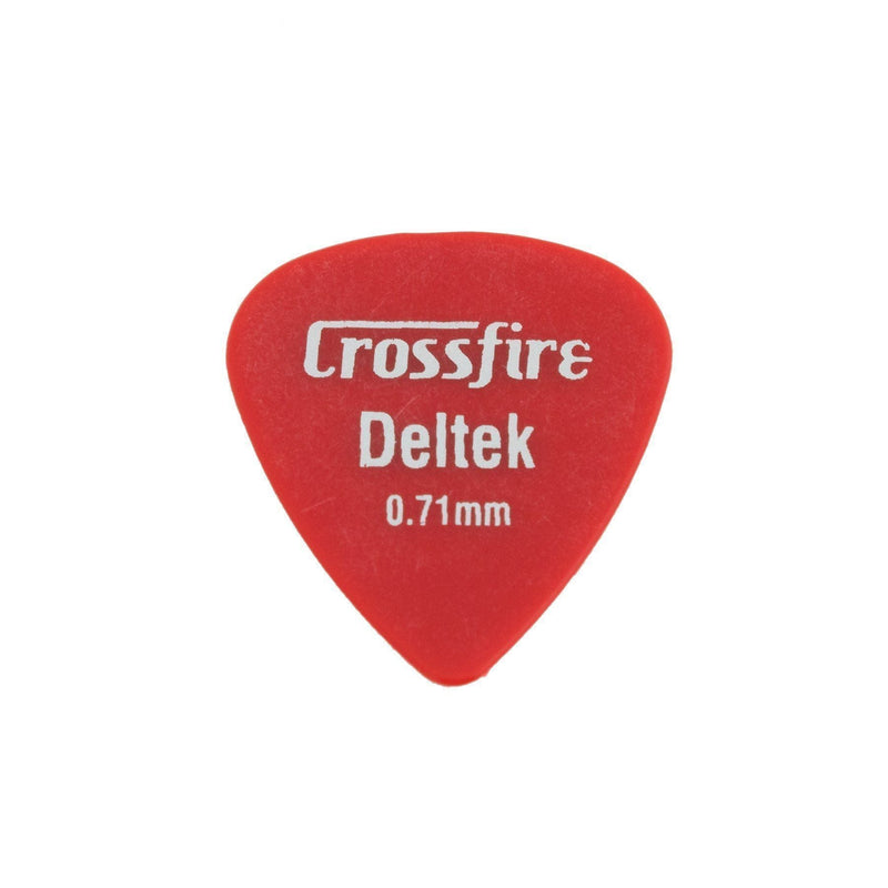 -Crossfire Deltek 0.71mm Guitar Picks (10 Pack Assorted)-Living Music