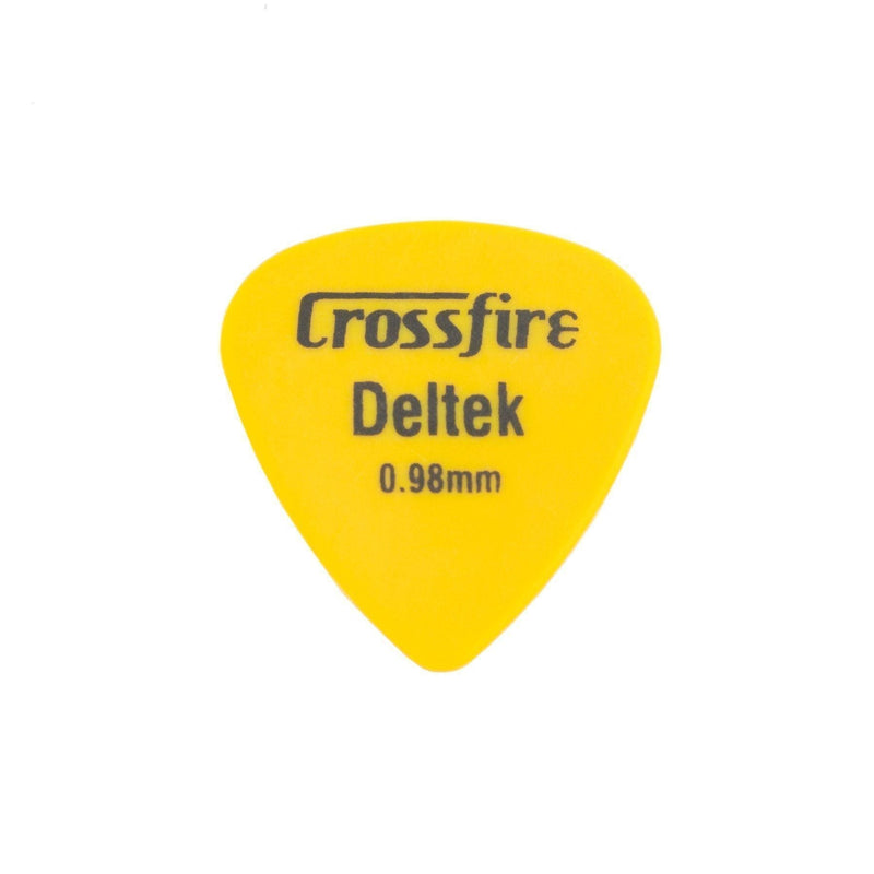-Crossfire Deltek 0.98mm Canned Guitar Picks (20 Pack Assorted)-Living Music