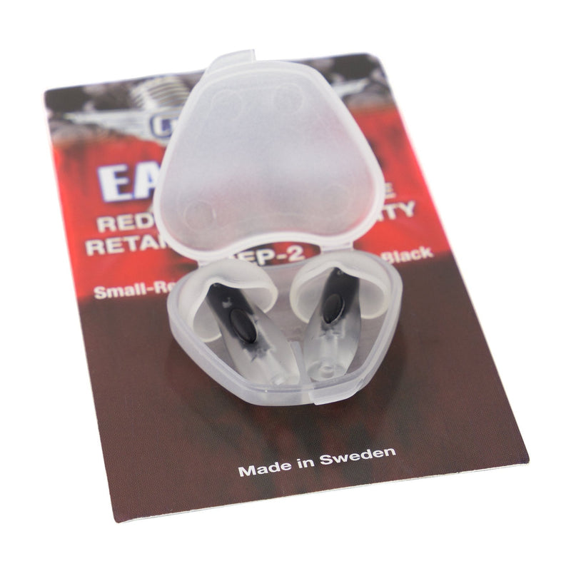 -Crossfire Deluxe Earplugs (Large Black)-Living Music