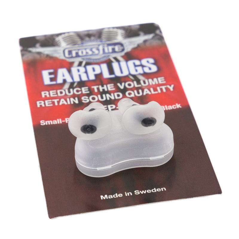 -Crossfire Deluxe Earplugs (Large Black)-Living Music