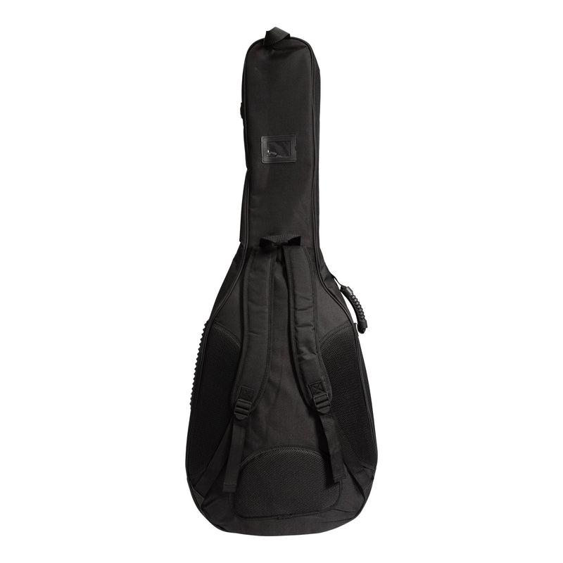-Crossfire Deluxe Padded Acoustic Bass Guitar Gig Bag (Black)-Living Music