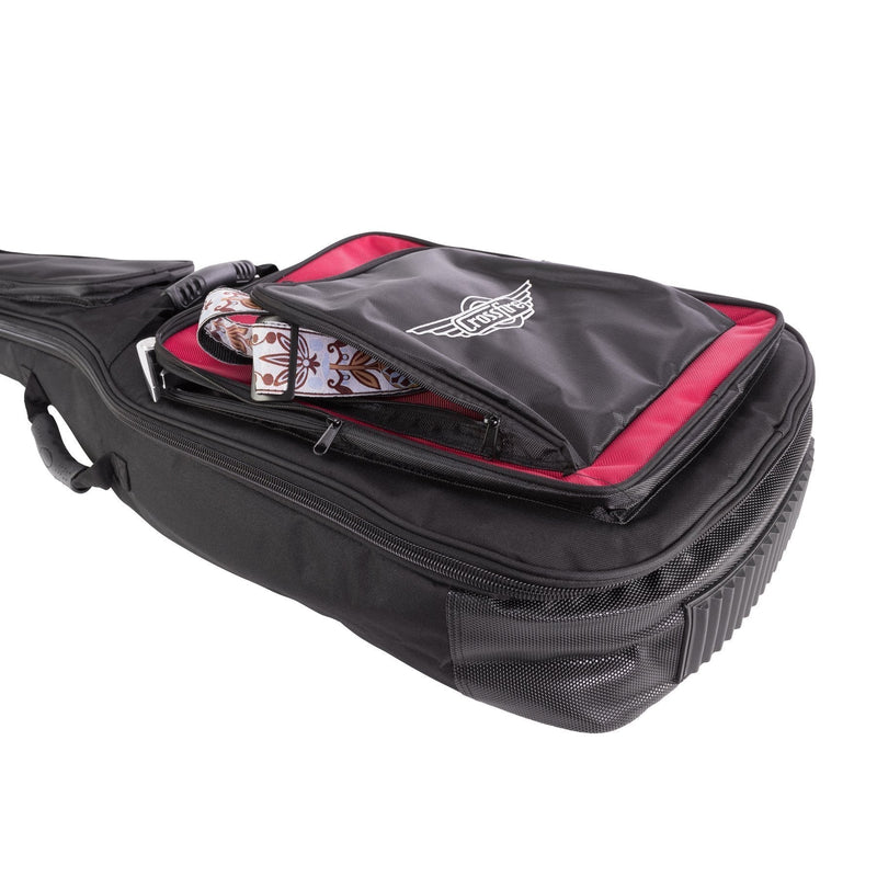 -Crossfire Deluxe Padded Classical Guitar Gig Bag (Black)-Living Music