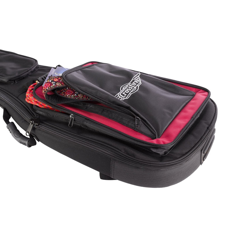 XFGB-DE-BLK-Crossfire Deluxe Padded Electric Guitar Gig Bag (Black)-Living Music