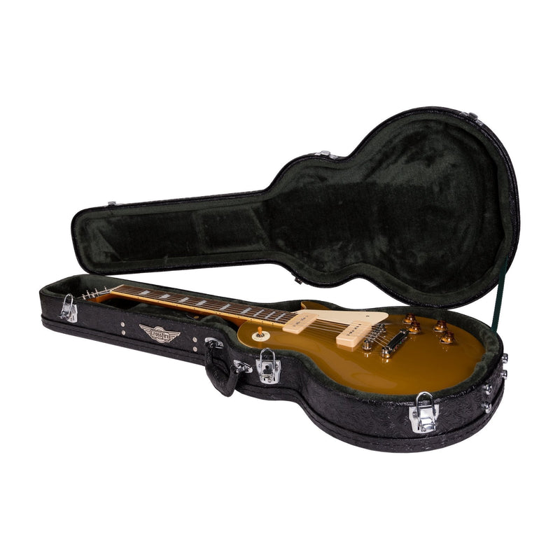 XFC-DLP-PASBLK-Crossfire Deluxe Shaped LP-Style Electric Guitar Hard Case (Paisley Black)-Living Music