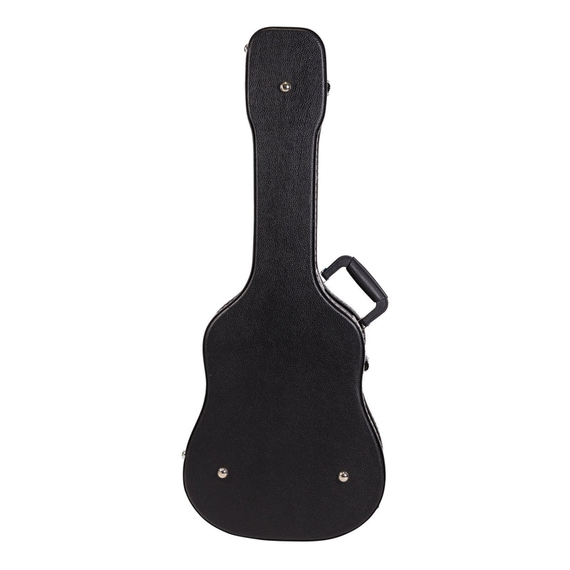 -Crossfire Shaped Babe Traveller Acoustic Guitar Hard Case (Black)-Living Music