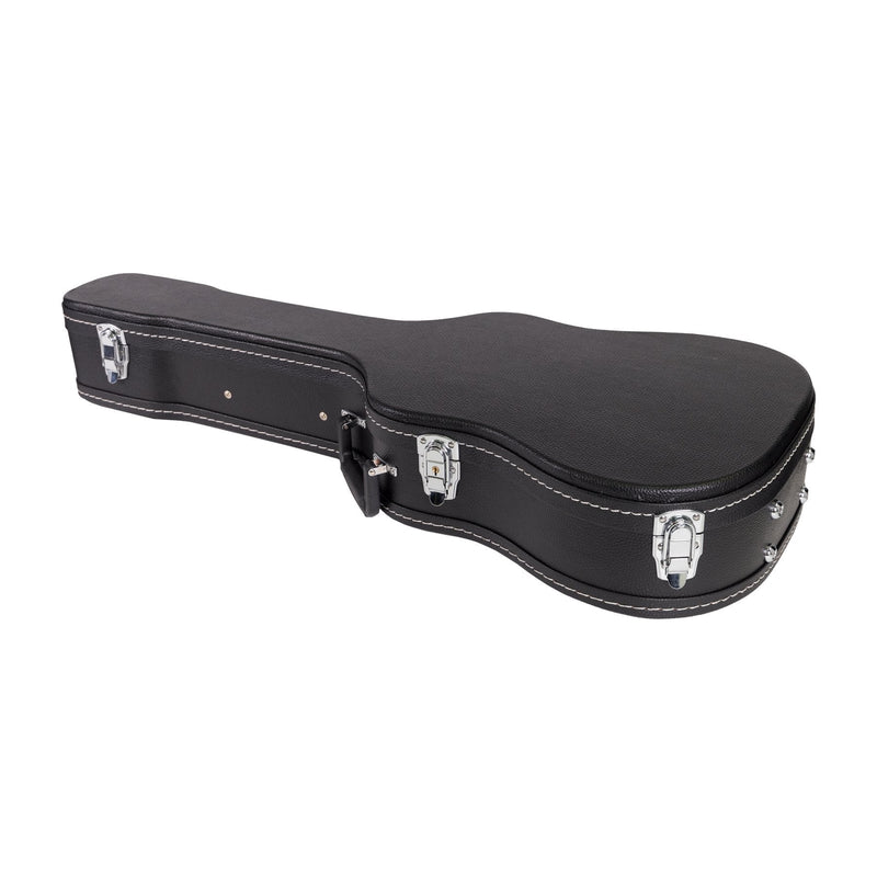 XFC-BT-BLK-Crossfire Shaped Babe Traveller Acoustic Guitar Hard Case (Black)-Living Music