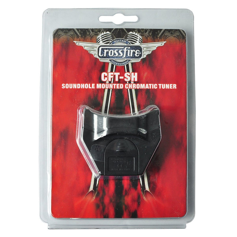 -Crossfire Sound Hole-Mounted Chromatic Tuner with Built-in Microphone-Living Music