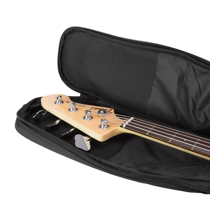 -Crossfire Standard Padded Electric Bass Guitar Gig Bag (Black)-Living Music