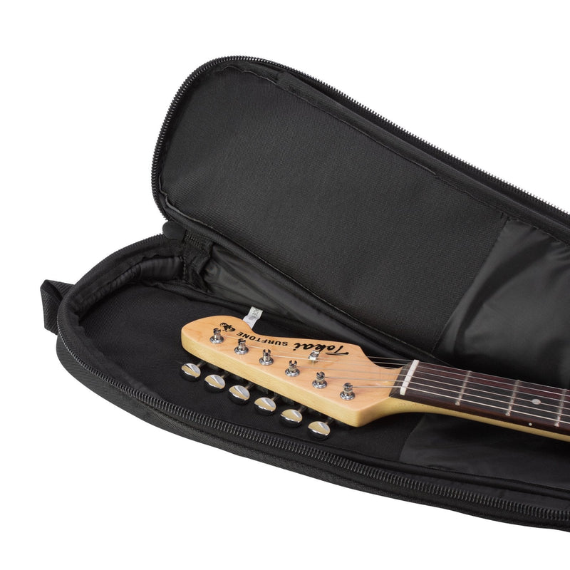 -Crossfire Standard Padded Electric Guitar Gig Bag (Black)-Living Music