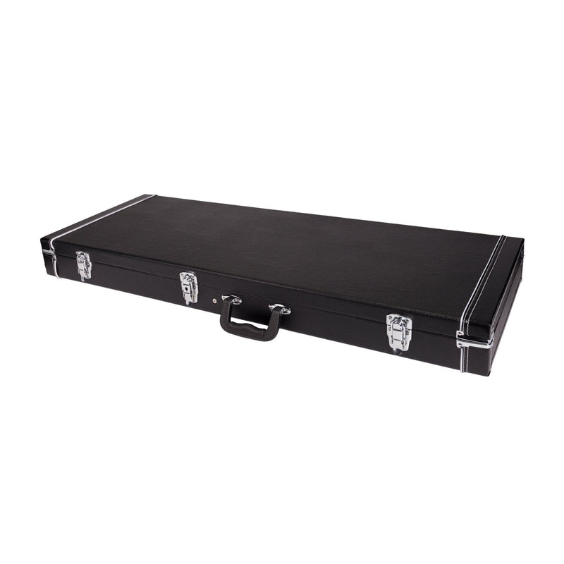-Crossfire Standard Rectangular JM and Jag-Style Offset Guitar Hard Case (Black)-Living Music